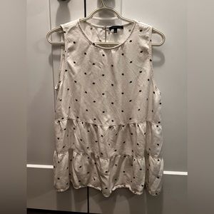 Staccato Sleeveless Monstera Blouse